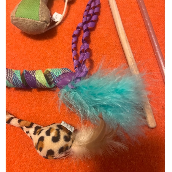 Lot of 3 (three) cat teasers toys EUC - Picture 3 of 4